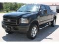 Black 2007 Ford F350 Super Duty Lariat Outlaw Crew Cab 4x4