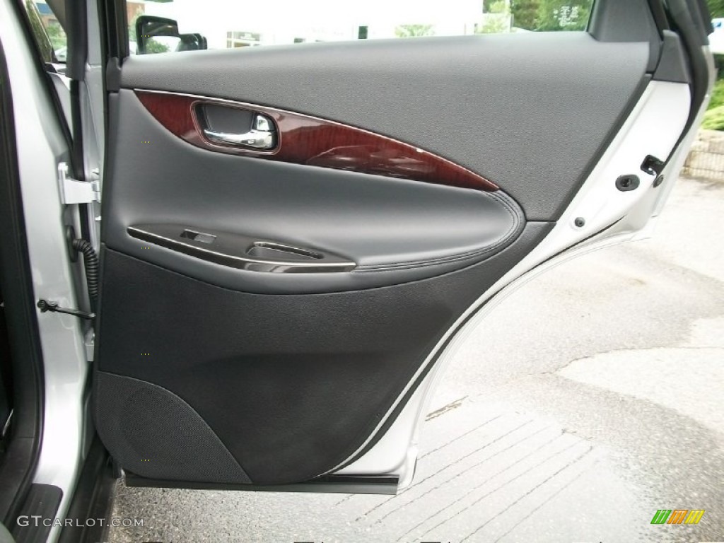 2010 Infiniti EX 35 AWD Graphite Door Panel Photo #50603553