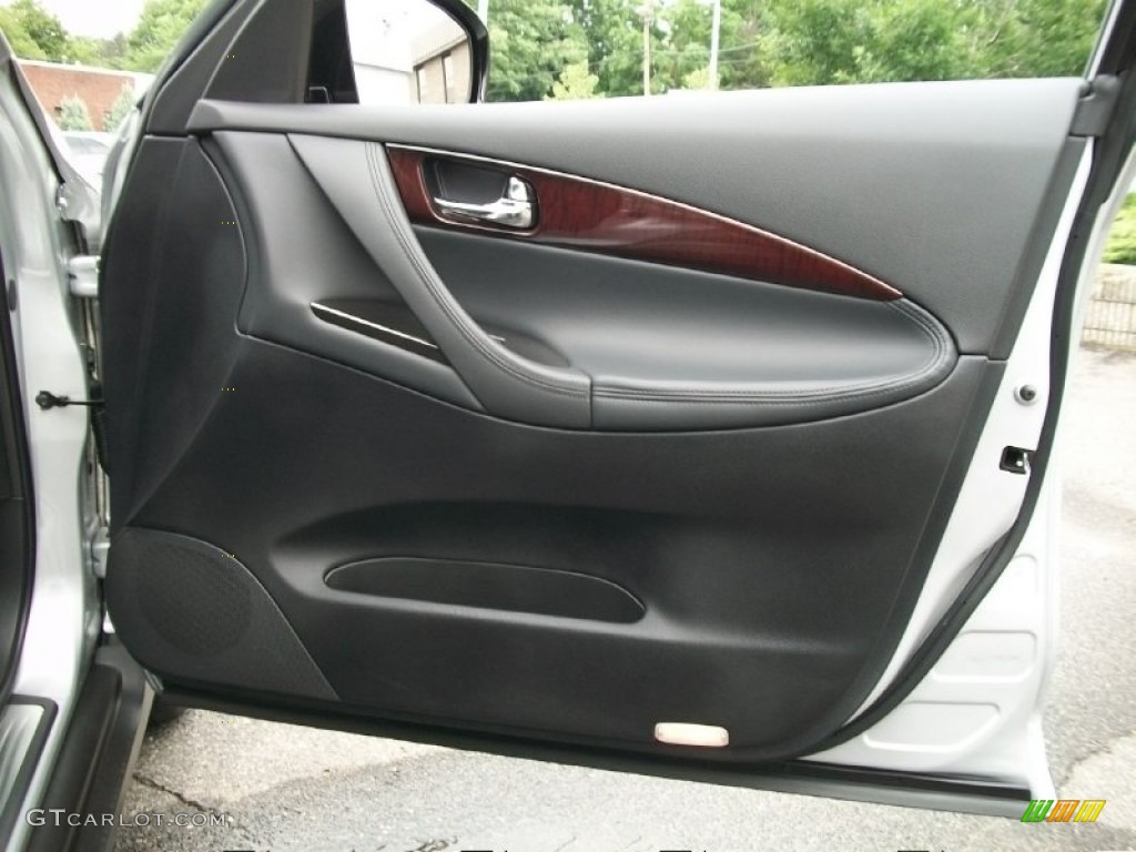 2010 Infiniti EX 35 AWD Graphite Door Panel Photo #50603592