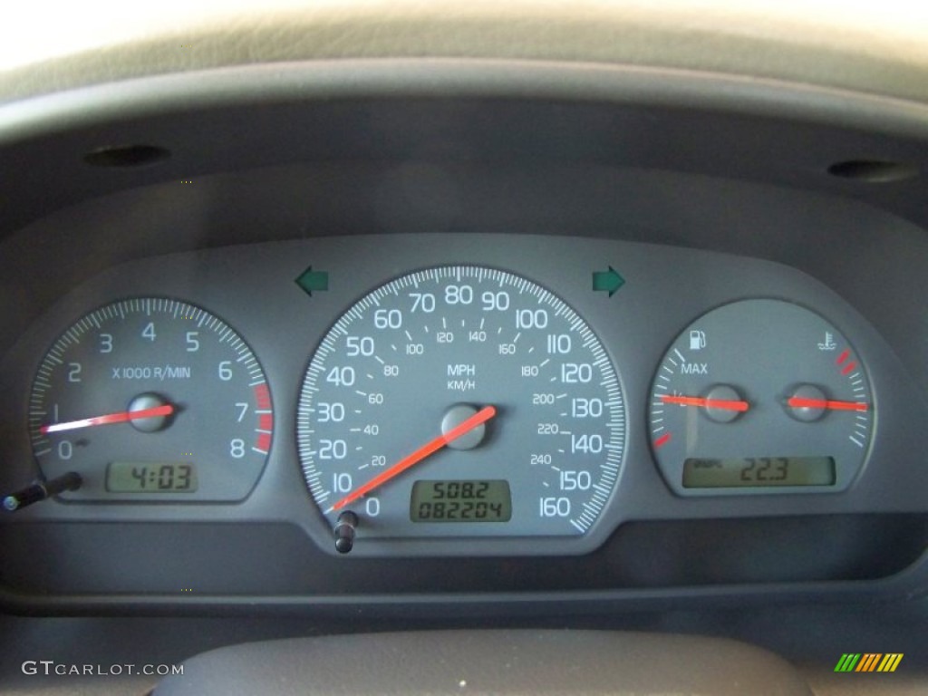 2002 Volvo S40 1.9T Gauges Photo #50603655