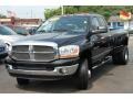 2006 Black Dodge Ram 3500 SLT Quad Cab 4x4 Dually  photo #14