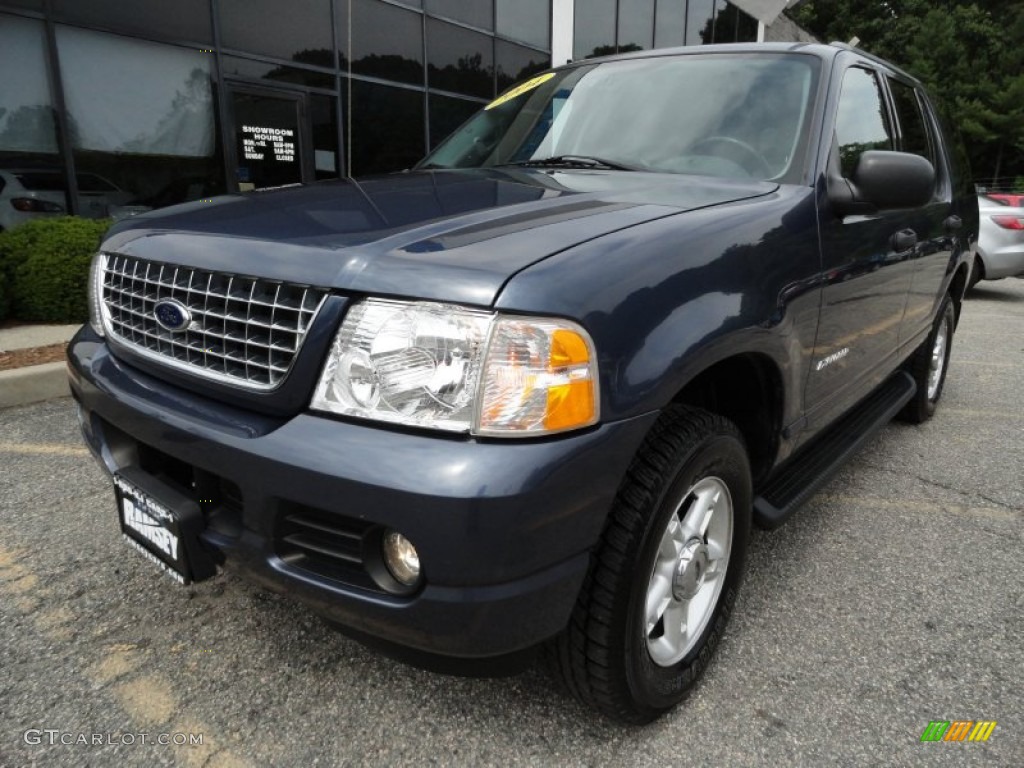 2004 Explorer XLT 4x4 - Dark Blue Pearl Metallic / Graphite photo #1