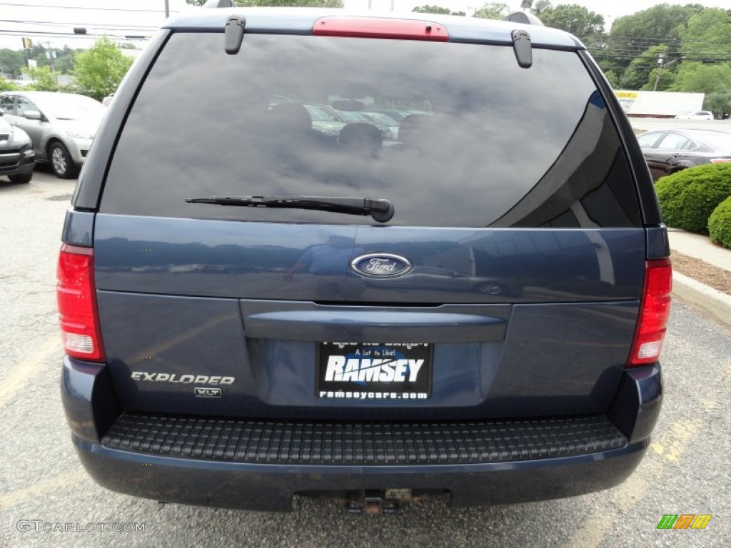 2004 Explorer XLT 4x4 - Dark Blue Pearl Metallic / Graphite photo #6