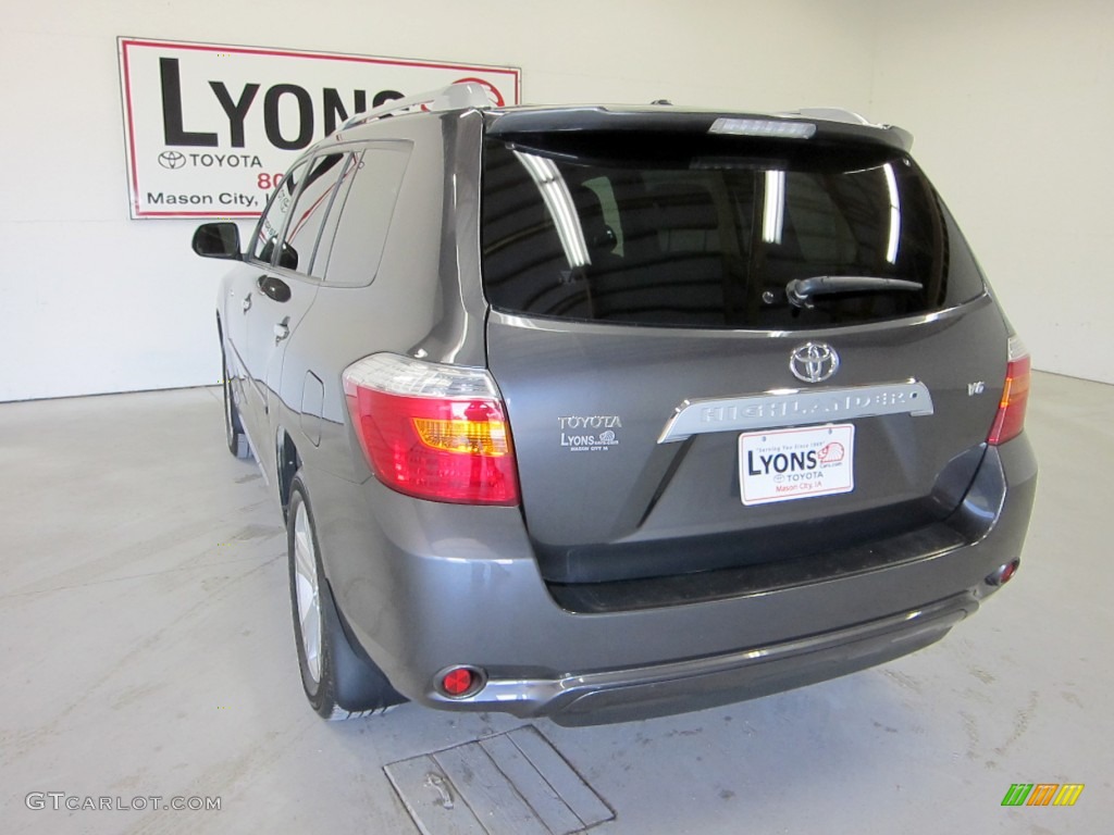 2009 Highlander Limited - Magnetic Gray Metallic / Ash photo #18