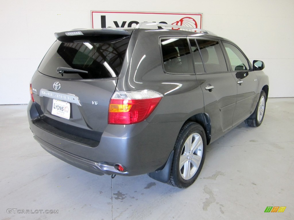 2009 Highlander Limited - Magnetic Gray Metallic / Ash photo #21