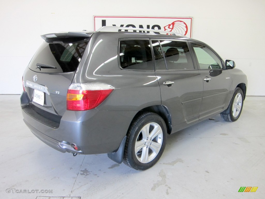 2009 Highlander Limited - Magnetic Gray Metallic / Ash photo #22