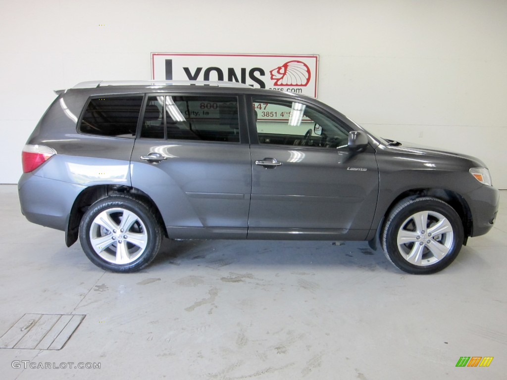 2009 Highlander Limited - Magnetic Gray Metallic / Ash photo #25