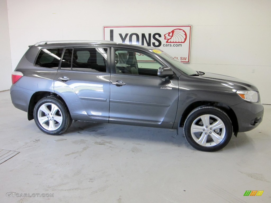 2009 Highlander Limited - Magnetic Gray Metallic / Ash photo #26