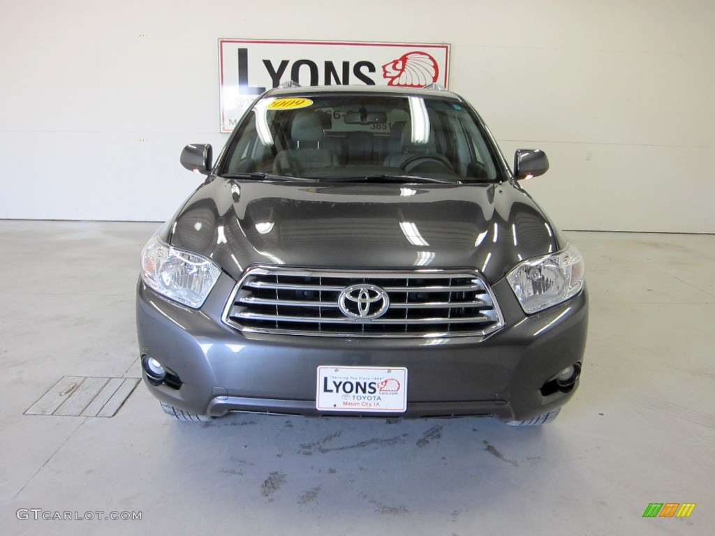 2009 Highlander Limited - Magnetic Gray Metallic / Ash photo #30