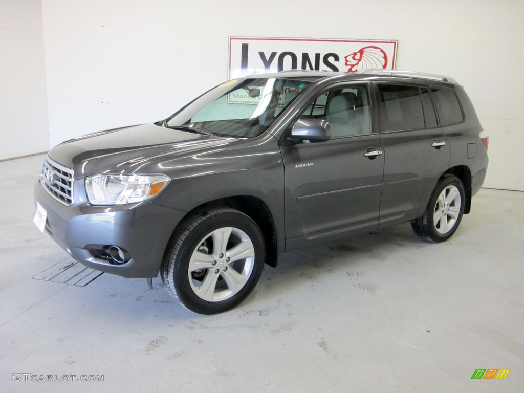 2009 Highlander Limited - Magnetic Gray Metallic / Ash photo #33