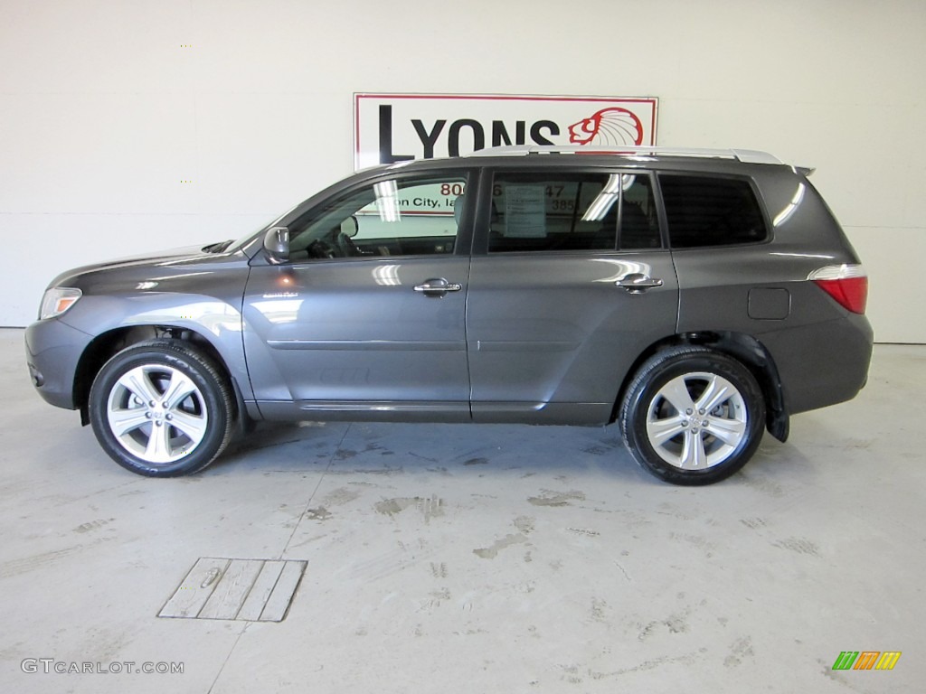 2009 Highlander Limited - Magnetic Gray Metallic / Ash photo #35