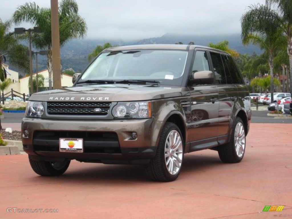 2011 Range Rover Sport HSE LUX - Nara Bronze Metallic / Ebony/Ebony photo #1