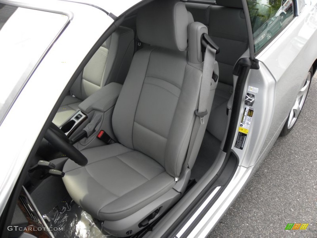 2009 3 Series 328i Convertible - Titanium Silver Metallic / Grey Dakota Leather photo #4