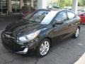 Ultra Black 2012 Hyundai Accent GLS 4 Door Exterior