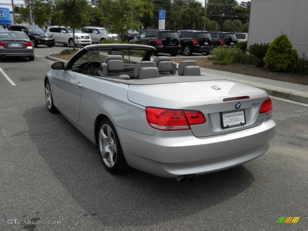 2009 3 Series 328i Convertible - Titanium Silver Metallic / Grey Dakota Leather photo #22