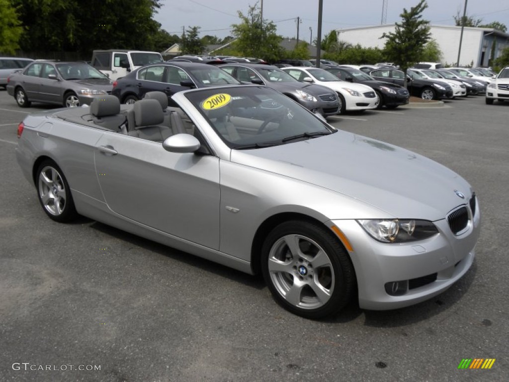 2009 3 Series 328i Convertible - Titanium Silver Metallic / Grey Dakota Leather photo #25