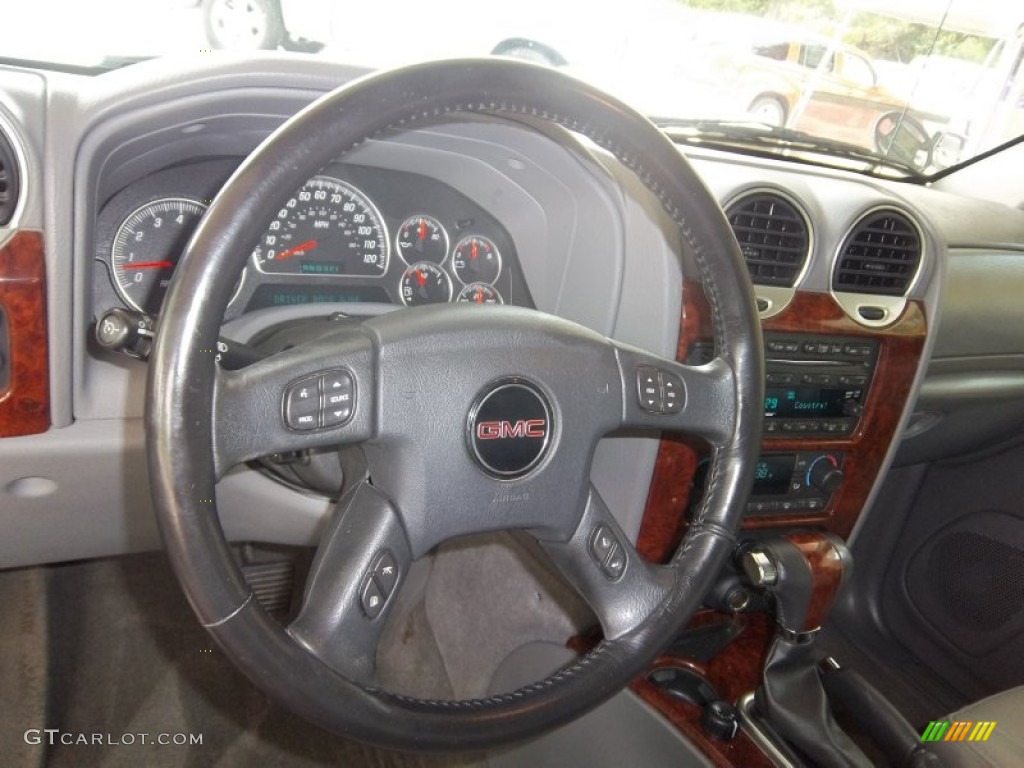 2005 GMC Envoy XL SLT Light Gray Steering Wheel Photo #50607414