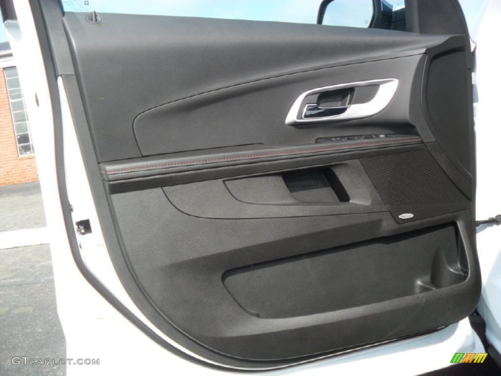 2011 Chevrolet Equinox LTZ Jet Black Door Panel Photo #50608356
