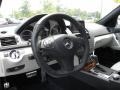 2011 Mercedes-Benz C Grey/Black Interior Steering Wheel Photo