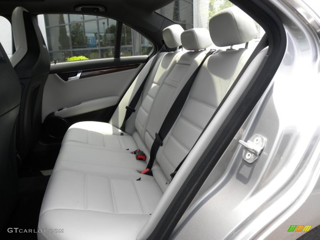 Grey/Black Interior 2011 Mercedes-Benz C 63 AMG Photo #50608437
