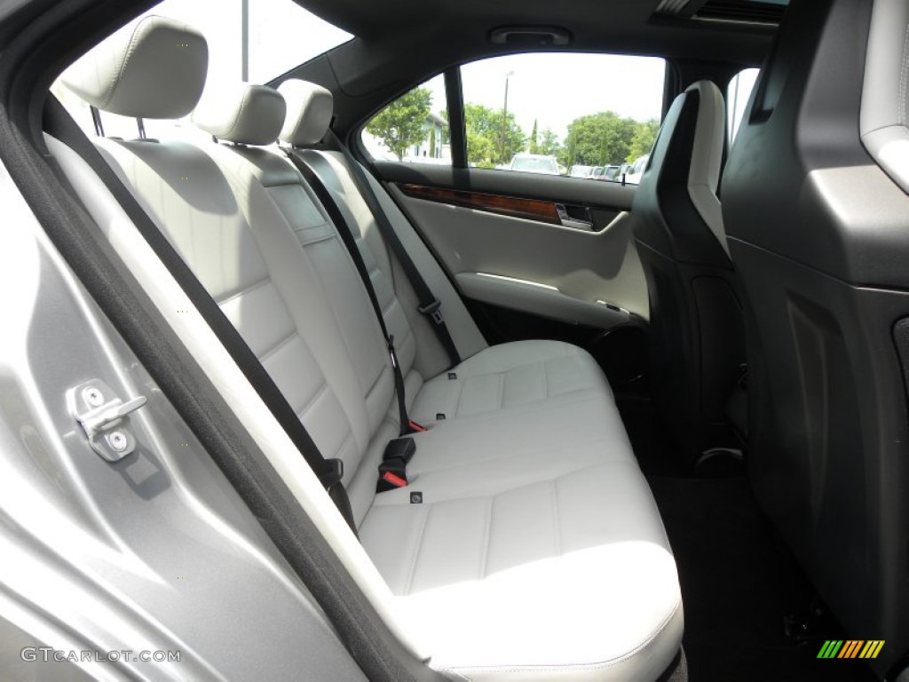 Grey/Black Interior 2011 Mercedes-Benz C 63 AMG Photo #50608494