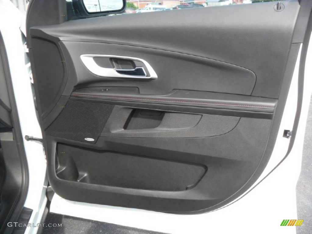 2011 Chevrolet Equinox LTZ Jet Black Door Panel Photo #50608578