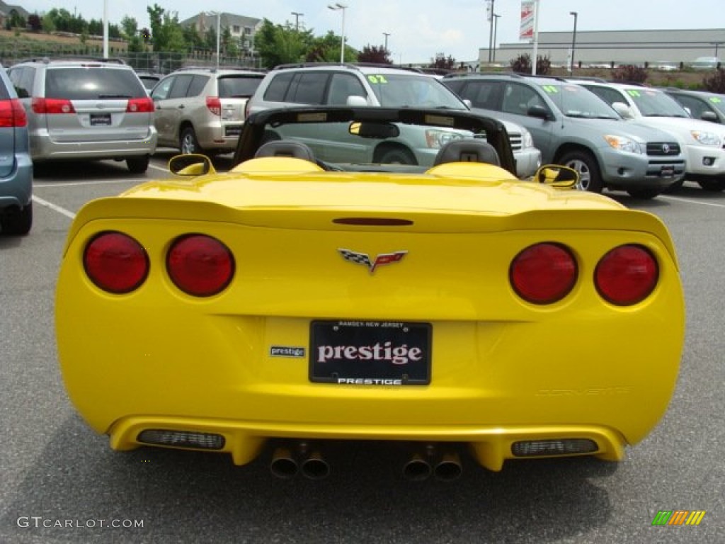 2007 Corvette Convertible - Velocity Yellow / Ebony photo #6