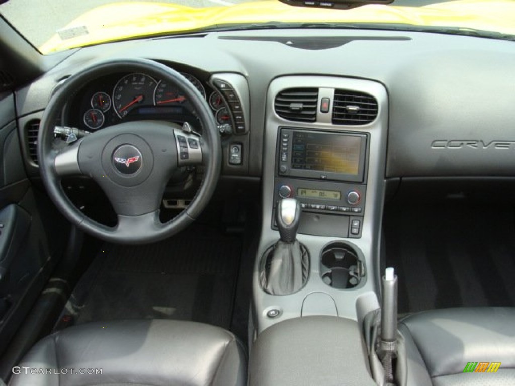 2007 Chevrolet Corvette Convertible Ebony Dashboard Photo #50608815
