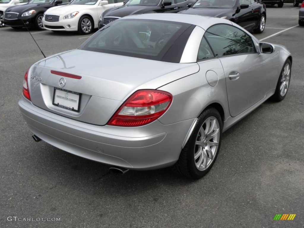 Iridium Silver Metallic 2005 Mercedes-Benz SLK 350 Roadster Exterior Photo #50608933
