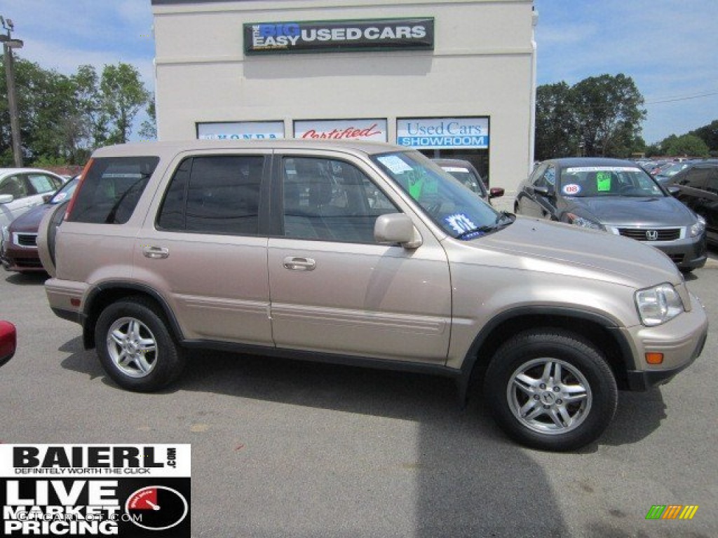 2001 CR-V Special Edition 4WD - Naples Gold Metallic / Dark Gray photo #7