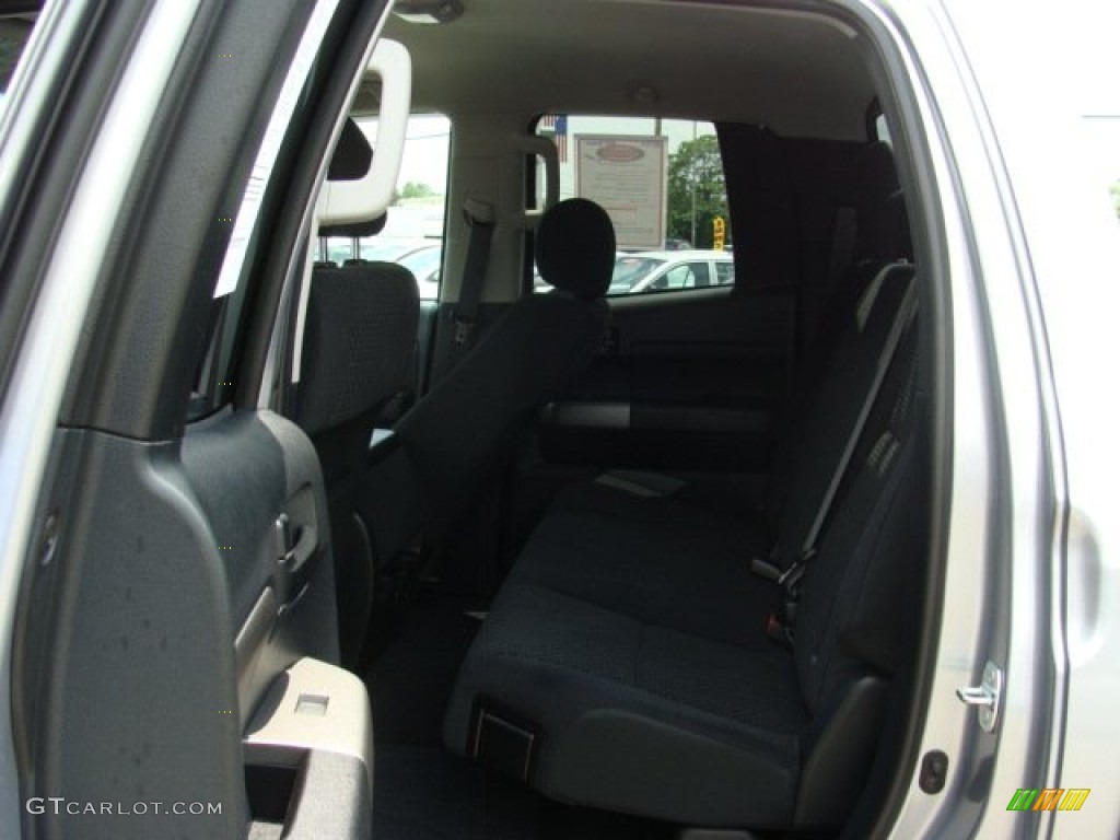 2010 Tundra Double Cab 4x4 - Silver Sky Metallic / Black photo #13