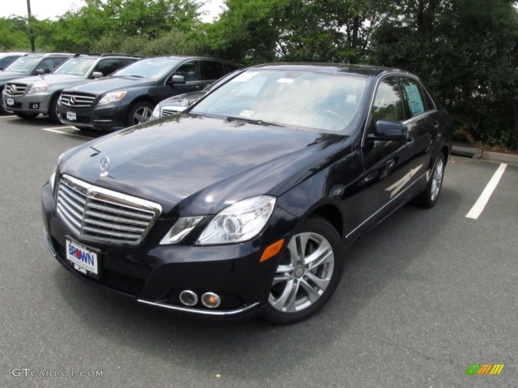 2011 E 350 4Matic Sedan - Capri Blue Metallic / Almond/Mocha photo #1