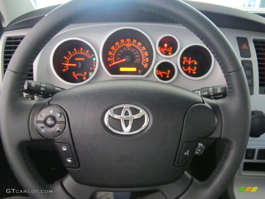2008 Toyota Sequoia SR5 Graphite Steering Wheel Photo #50612605