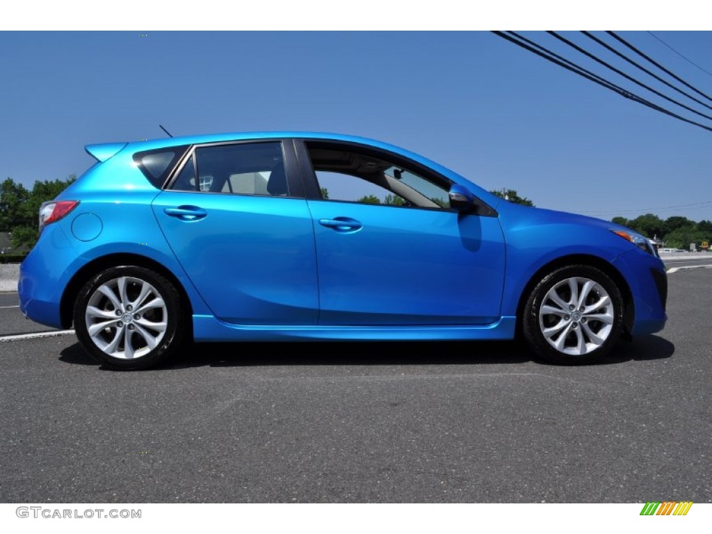 Celestial Blue Mica 2010 Mazda MAZDA3 s Grand Touring 5 Door Exterior Photo #50613396