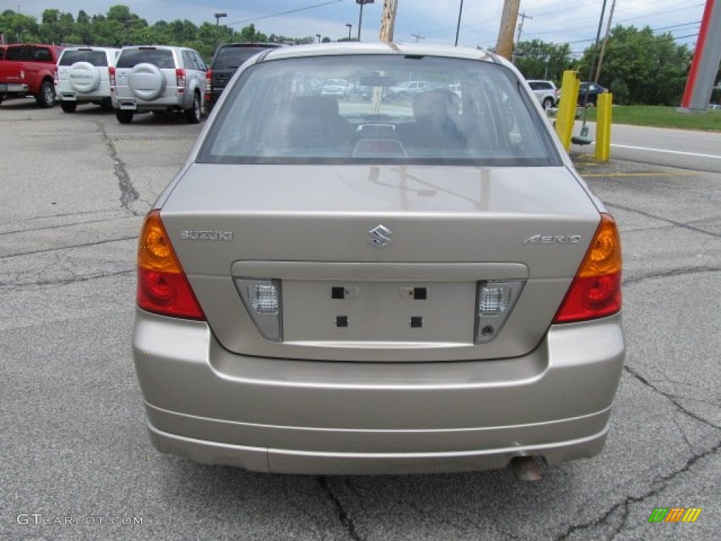 2006 Aerio Sedan - Cool Beige Metallic / Black photo #4