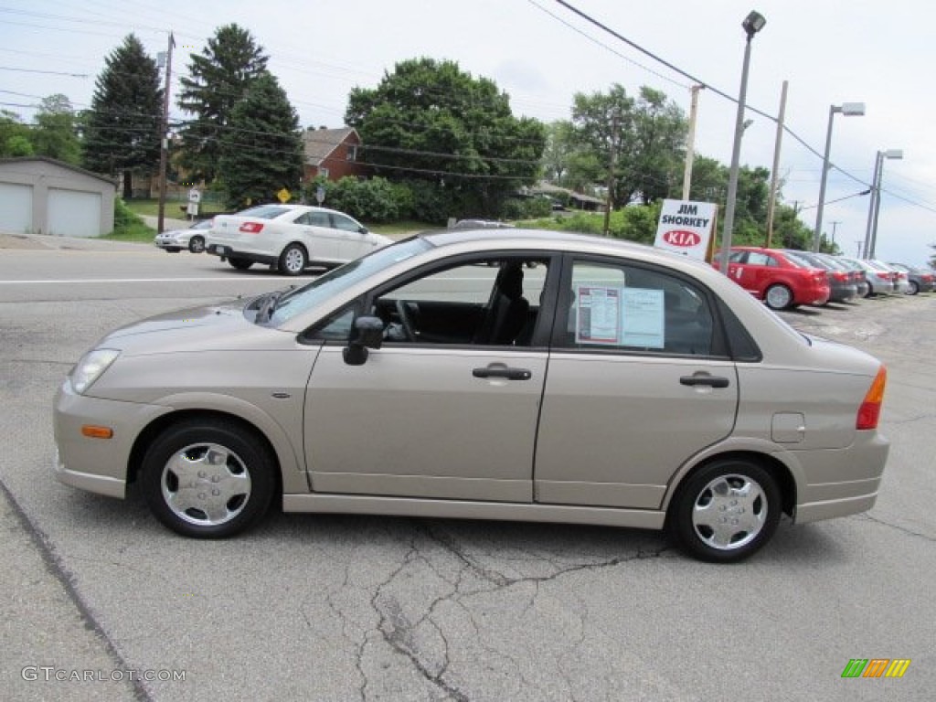 2006 Aerio Sedan - Cool Beige Metallic / Black photo #5