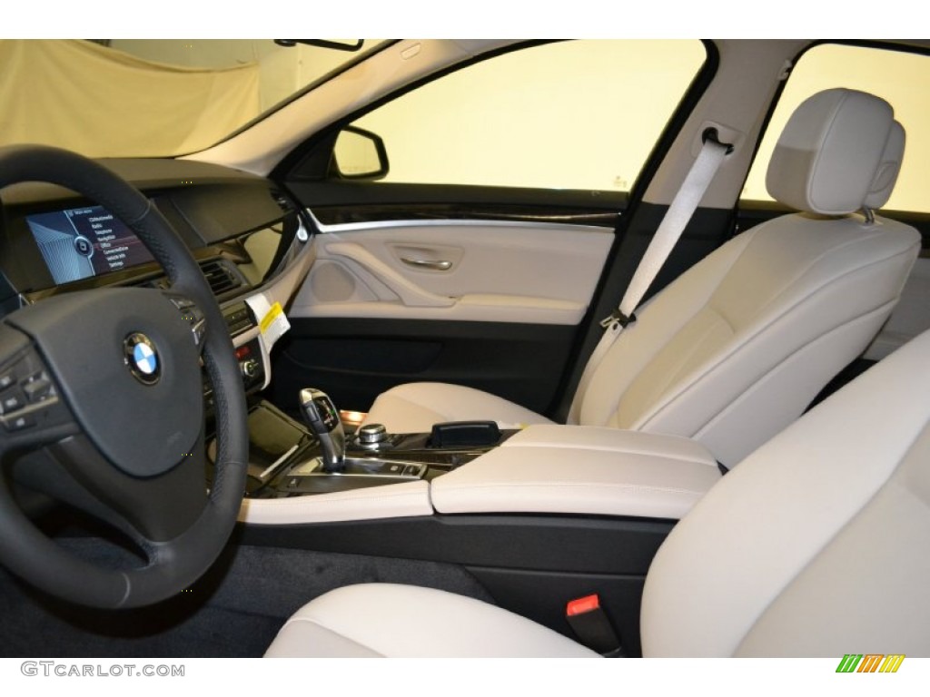 2011 5 Series 528i Sedan - Deep Sea Blue Metallic / Oyster/Black photo #11
