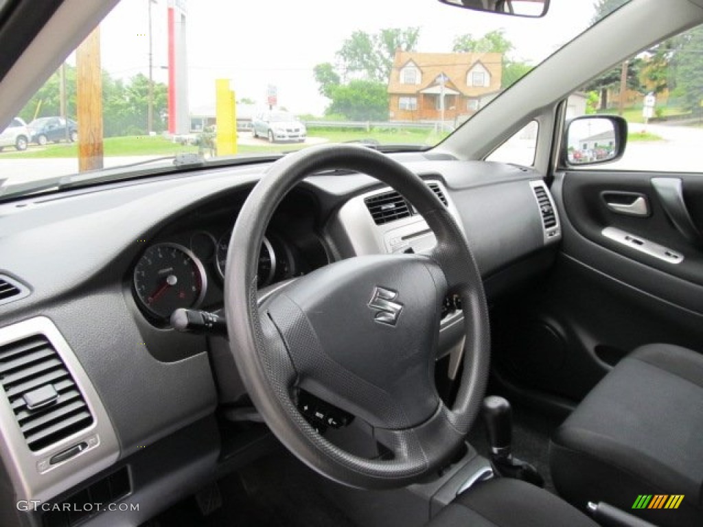 2006 Aerio Sedan - Cool Beige Metallic / Black photo #9