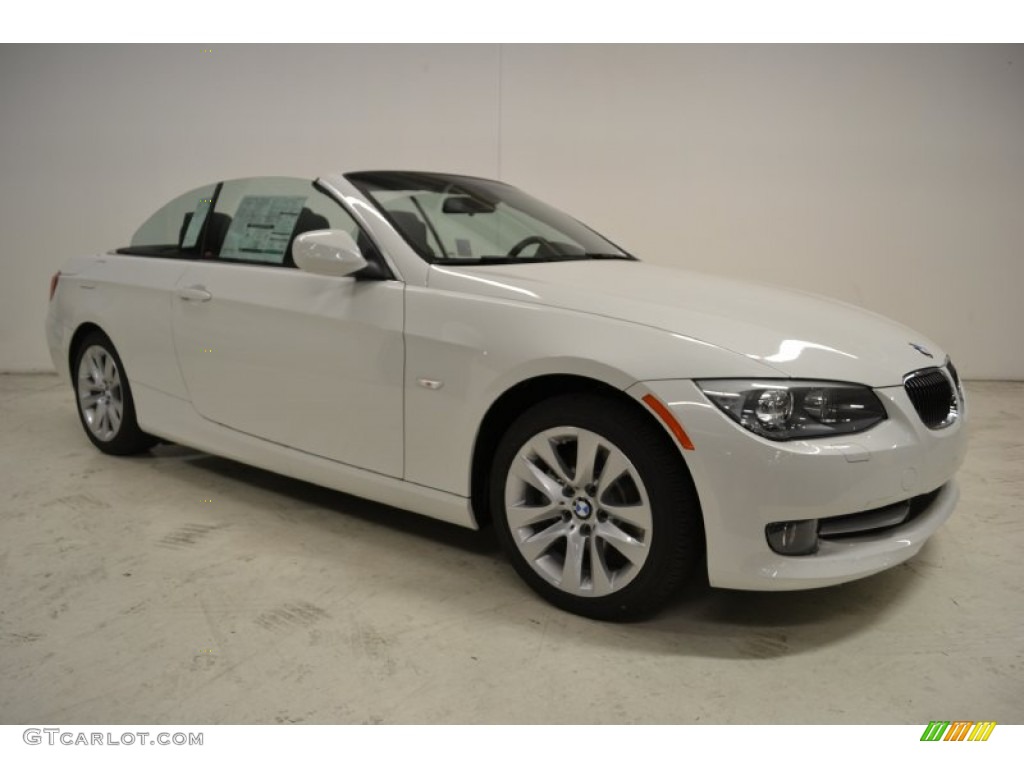 2011 3 Series 328i Convertible - Alpine White / Black photo #2