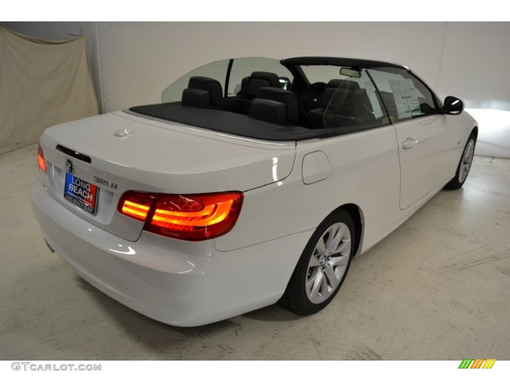 2011 3 Series 328i Convertible - Alpine White / Black photo #6