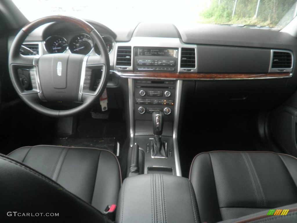 2011 Lincoln MKZ AWD Dark Charcoal Dashboard Photo #50614362