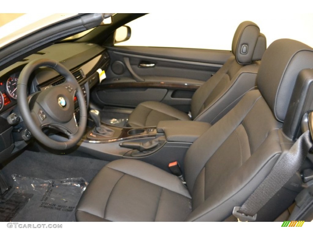 Black Interior 2011 BMW 3 Series 328i Convertible Photo #50614365