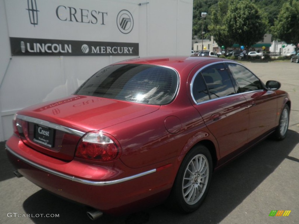 2006 S-Type 3.0 - Radiance Red Metallic / Champagne photo #4