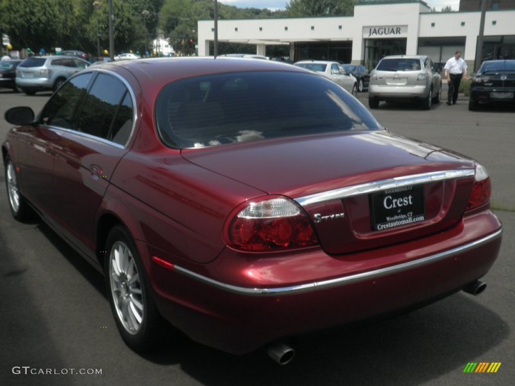 2006 S-Type 3.0 - Radiance Red Metallic / Champagne photo #6