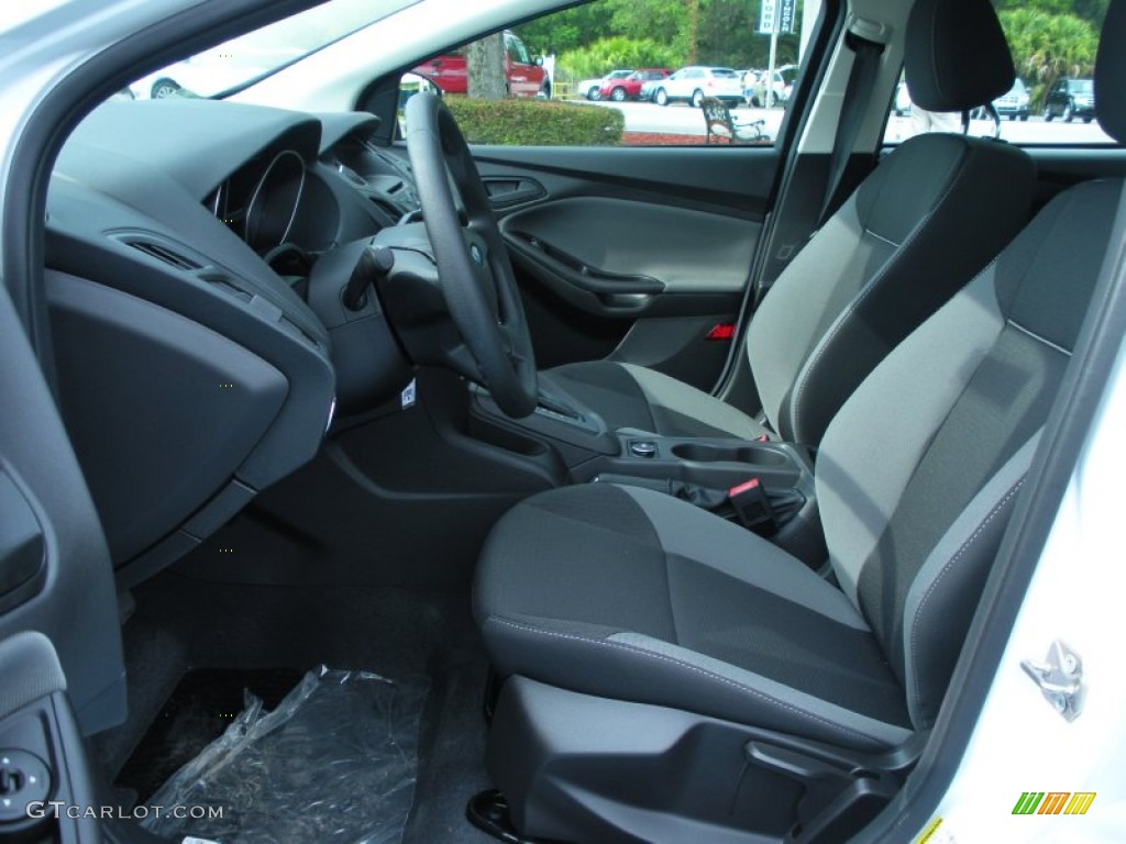 Charcoal Black Interior 2012 Ford Focus S Sedan Photo #50615064