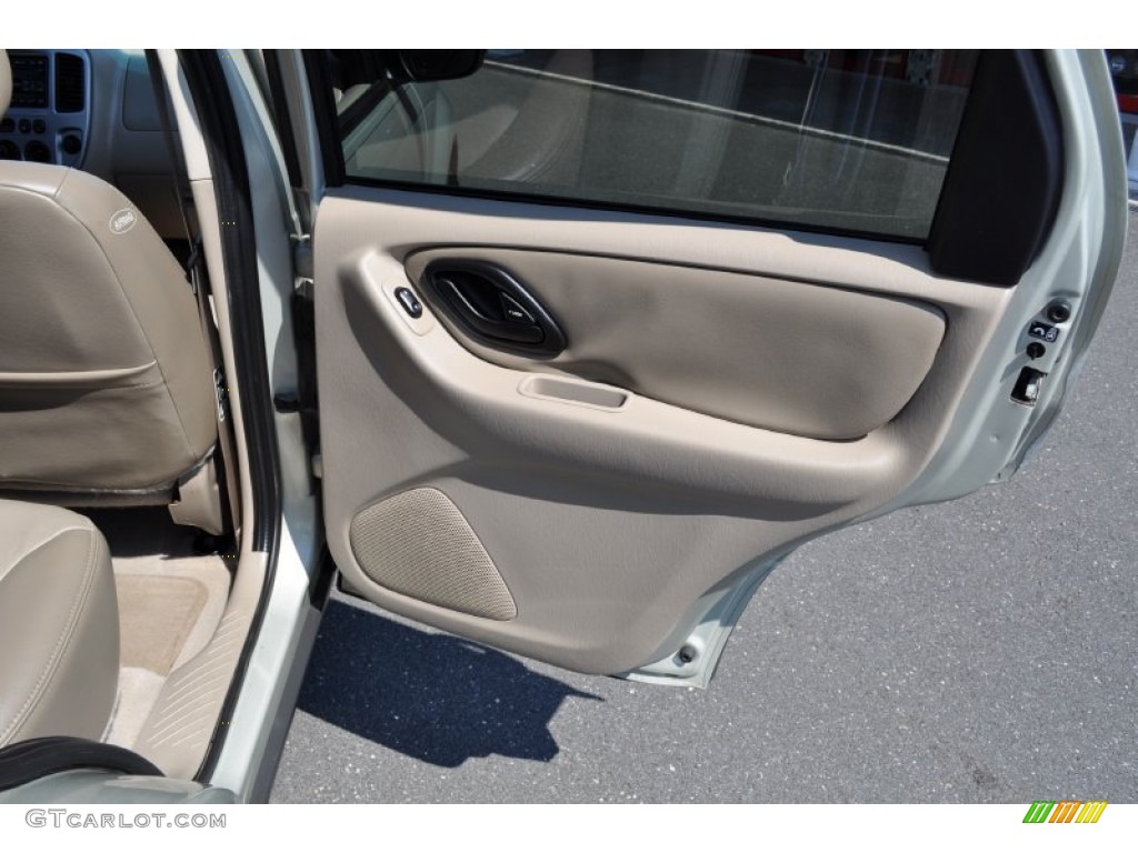 2003 Ford Escape XLT V6 4WD Medium Dark Pebble Door Panel Photo #50615181