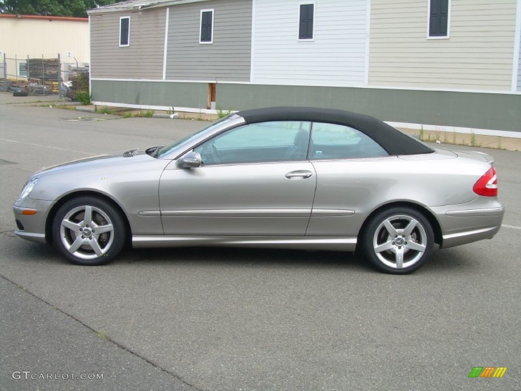 Pewter Metallic 2005 Mercedes-Benz CLK 500 Cabriolet Exterior Photo #50615256