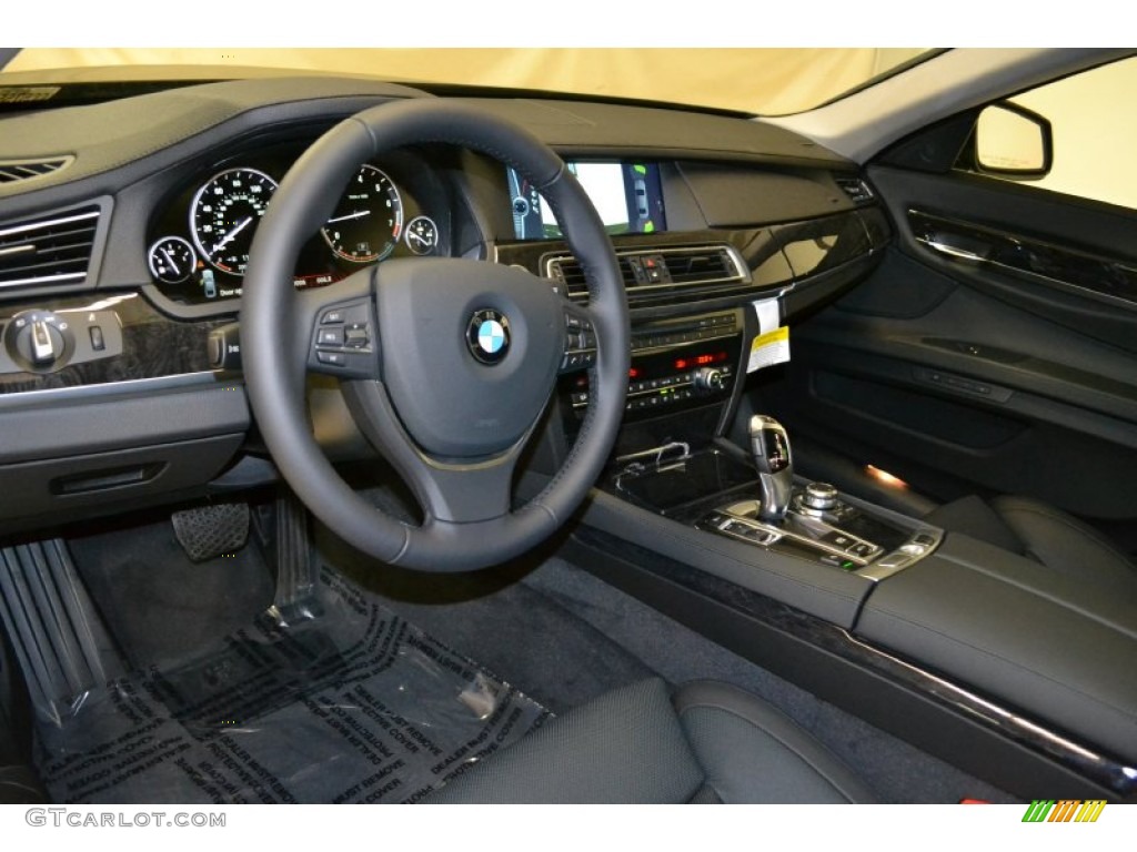 2012 BMW 7 Series 740Li Sedan Black Dashboard Photo #50616066