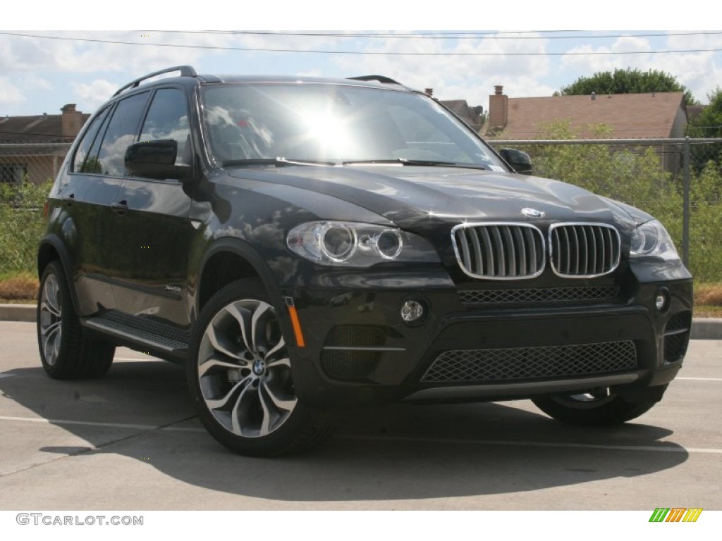 2012 X5 xDrive50i - Black Sapphire Metallic / Black photo #1