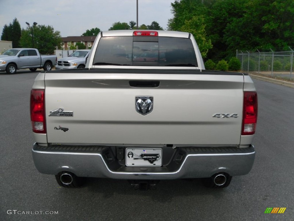 2010 Ram 1500 Big Horn Quad Cab 4x4 - Bright Silver Metallic / Dark Slate/Medium Graystone photo #3